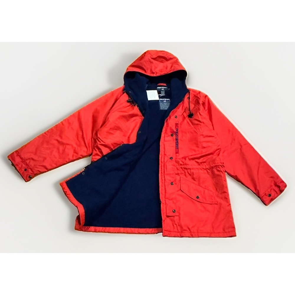 Vintage Polo Sport Ralph Lauren Yacht Club Sailing Parka Jacket Coat XL RRL